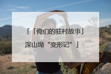 「俺们的驻村故事」深山坳“变形记”