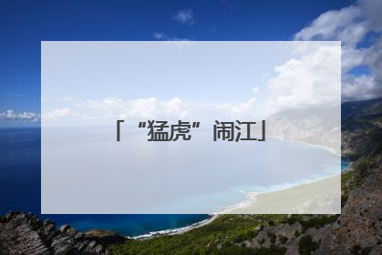 “猛虎”闹江