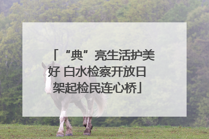“典”亮生活护美好 白水检察开放日架起检民连心桥