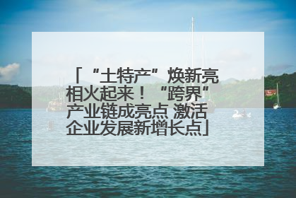 “土特产”焕新亮相火起来！“跨界”产业链成亮点 激活企业发展新增长点