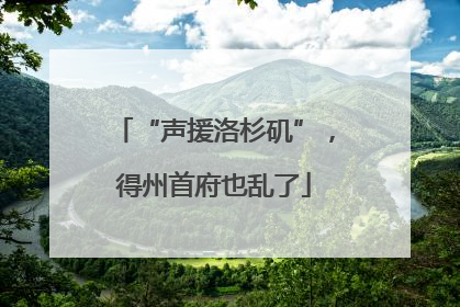 “声援洛杉矶”，得州首府也乱了