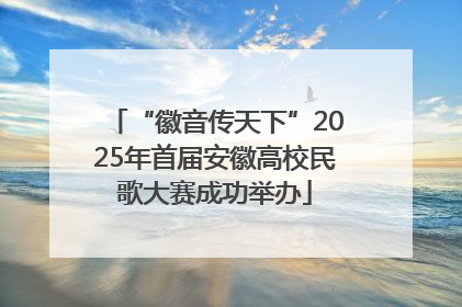 “徽音传天下”2025年首届安徽高校民歌大赛成功举办