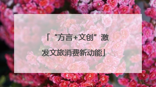 “方言+文创”激发文旅消费新动能