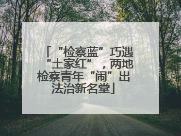 “检察蓝”巧遇“土家红”，两地检察青年“闹”出法治新名堂