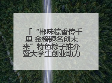 “郴味粽香传千里 金榜题名创未来”特色粽子推介暨大学生创业助力活动收官