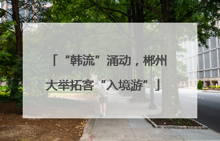 “韩流”涌动，郴州大举拓客“入境游”