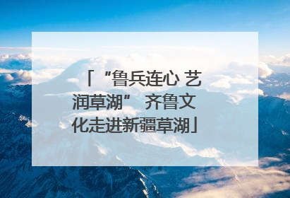“鲁兵连心 艺润草湖” 齐鲁文化走进新疆草湖