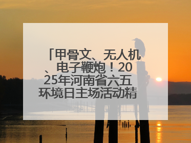 甲骨文、无人机、电子鞭炮！2025年河南省六五环境日主场活动精彩纷呈