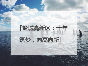 盐城高新区：十年筑梦，向高向新