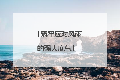 筑牢应对风雨的强大底气