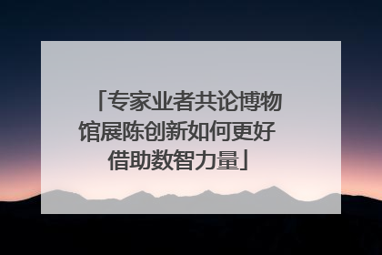 专家业者共论博物馆展陈创新如何更好借助数智力量