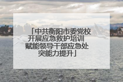 中共衡阳市委党校开展应急救护培训 赋能领导干部应急处突能力提升