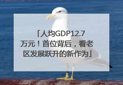 人均GDP12.7万元！首位背后，看老区发展跃升的新作为