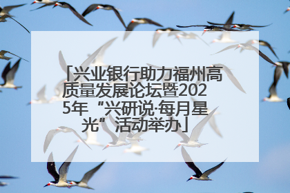 兴业银行助力福州高质量发展论坛暨2025年“兴研说·每月星光”活动举办