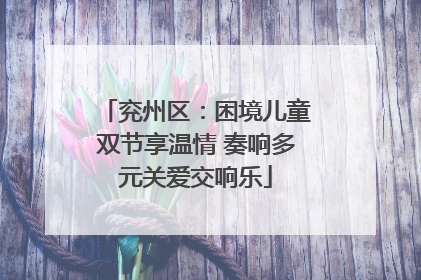 兖州区：困境儿童双节享温情 奏响多元关爱交响乐