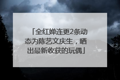全红婵连更2条动态为陈艺文庆生，晒出最新收获的玩偶