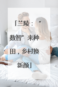 兰陵：“数智”来种田，乡村换新颜