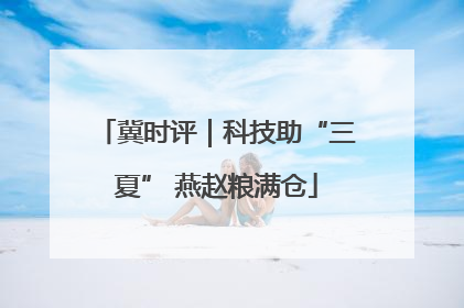 冀时评｜科技助“三夏” 燕赵粮满仓