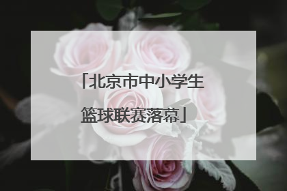 北京市中小学生篮球联赛落幕