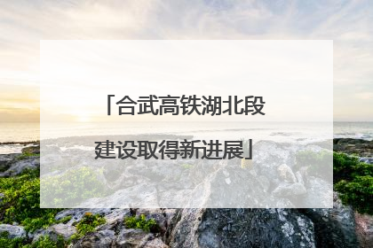 合武高铁湖北段建设取得新进展