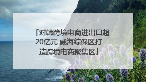 对韩跨境电商进出口超20亿元 威海综保区打造跨境电商聚集区