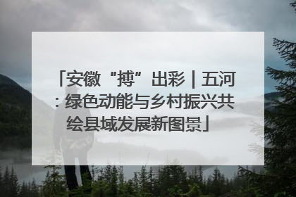 安徽“搏”出彩｜五河：绿色动能与乡村振兴共绘县域发展新图景