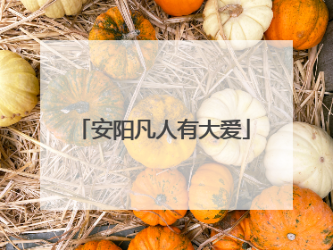 安阳凡人有大爱
