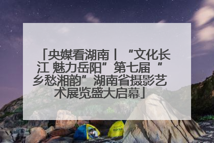 央媒看湖南丨“文化长江 魅力岳阳”第七届“乡愁湘韵”湖南省摄影艺术展览盛大启幕