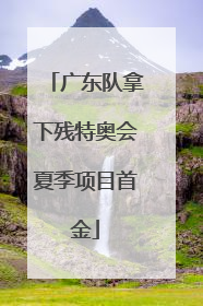 广东队拿下残特奥会夏季项目首金