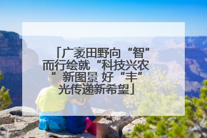 广袤田野向“智”而行绘就“科技兴农”新图景 好“丰”光传递新希望