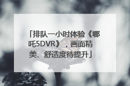 排队一小时体验《哪吒5DVR》，画面精美、舒适度待提升