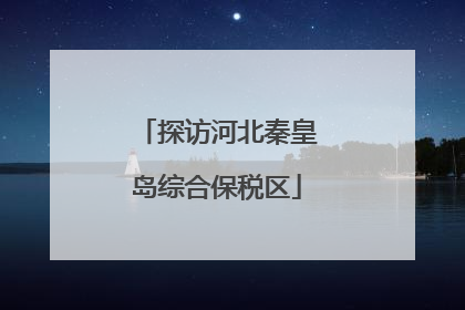 探访河北秦皇岛综合保税区