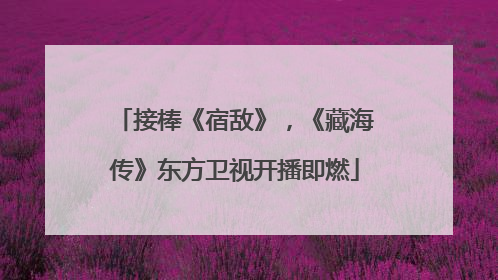 接棒《宿敌》，《藏海传》东方卫视开播即燃