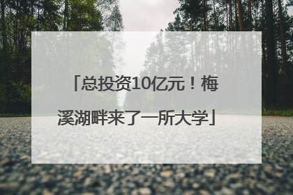 总投资10亿元！梅溪湖畔来了一所大学