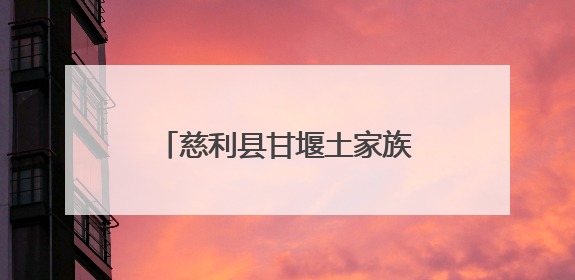 慈利县甘堰土家族乡：“汛”速响应！奋战抢险救灾一线