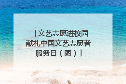 文艺志愿进校园 献礼中国文艺志愿者服务日（图）