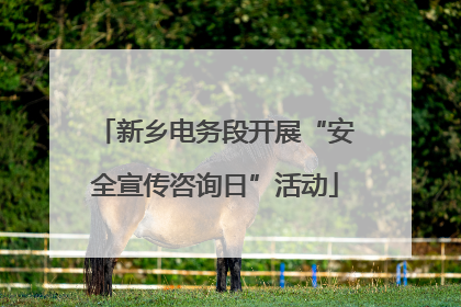 新乡电务段开展“安全宣传咨询日”活动