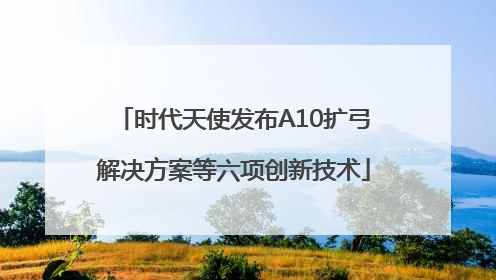 时代天使发布A10扩弓解决方案等六项创新技术