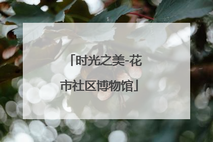 时光之美-花市社区博物馆