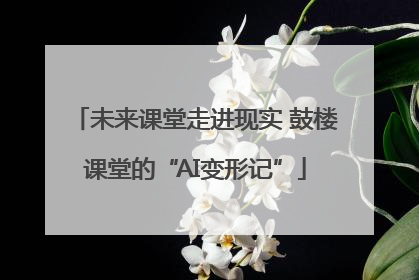 未来课堂走进现实 鼓楼课堂的“AI变形记”