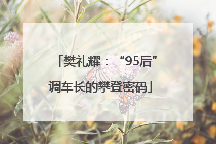 樊礼耀：“95后”调车长的攀登密码