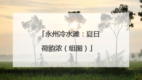 永州冷水滩：夏日荷韵浓（组图）