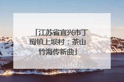 江苏省宜兴市丁蜀镇上坝村：茶山竹海传新曲