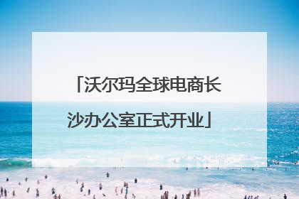 沃尔玛全球电商长沙办公室正式开业