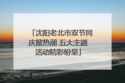 沈阳老北市双节同庆掀热潮 五大主题活动精彩纷呈