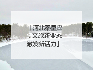 河北秦皇岛：文旅新业态激发新活力