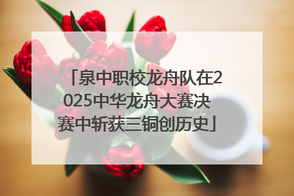 泉中职校龙舟队在2025中华龙舟大赛决赛中斩获三铜创历史