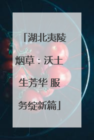 湖北夷陵烟草：沃土生芳华 服务绽新篇