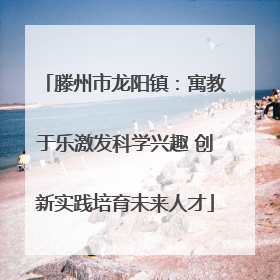 滕州市龙阳镇：寓教于乐激发科学兴趣 创新实践培育未来人才