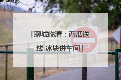 聊城临清：西瓜送一线 冰块进车间